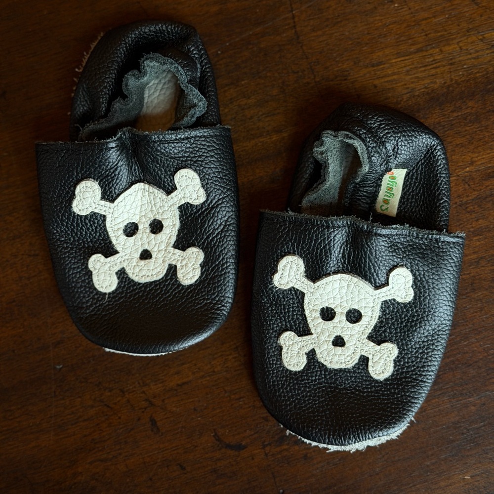 Genuine Leather Baby Booties